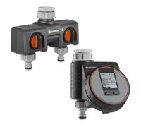 Gardena smart Water Control Set: Intelligent irrigation computer controlled with smart app, additional 2-way distributor, frost wa