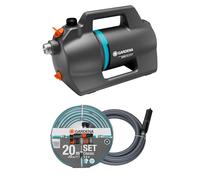 Gardena Spray Pump 5200 Silent Set Pumps: 26% More Flow at the Same Power Consumption Than Predecessor, Low Noise Operation, Rain and UV Resistant housing (9085-20)