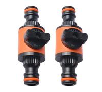 Gardena Sprinkler System Coupling Hose Connector Garden Hose Water Socket 1/4 Inch Hose Garden Connector Sprinkler System Pack of 2