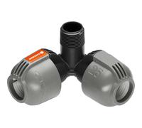 Gardena SPRINKLERSYSTEM Angled L Piece Connector 25mm x 3/4" Pack of 1