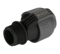 GARDENA Sprinklersystem Connector: Adaptor for pipe connections to irrigation valves and for direct connection to the domestic water supply, 25 mm x