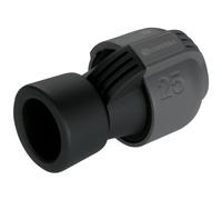 GARDENA Sprinklersystem Connector: Connector for a pipe connection to Valve Boxes, Pipelines, Spiral Hose Boxes, and the domestic water supply, 25 mm