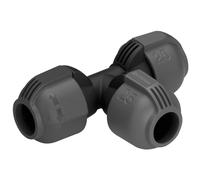 GARDENA Sprinklersystem T-Joint: Connecting piece for connecting pipe branching, 25 mm, compatible with GARDENA connecting pipe 25 mm, tool-free