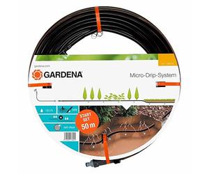 GARDENA Starter Set drip tube for underground plant rows 7.13 mm: water-saving drip hose for targeted, regular watering (1389-20)