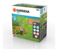 Sprinkler System Starter Set Pipeline with Oscillating Sprinkler: Complete starter set for the pipeline system, water intake all around the house and