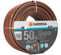 Gardena SuperFlex Premium Hose Pipe 1/2" / 12.5mm 50m Black / Orange