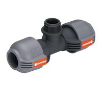 GARDENA T-Joint Male Thread 25mm x 3/4" Sprinkler Connector Quick Easy 2787-20