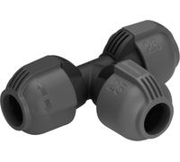Gardena PIPELINE and SPRINKLERSYSTEM T Piece Hose Pipe Connector 25mm Pack of 1