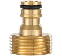 Gardena Tap Adapter with 1 Inch Male Thread and Plug-In Coupling for Garden Hose