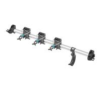 Gardena Tool Rack Plus - Wall-Mounted, 78 cm, 60 kg, Expandable & Space-Saving for Home & Garden Tools (Model 03509-20)