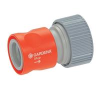 Gardena Profi System Adapter With Water Stop - 1 item