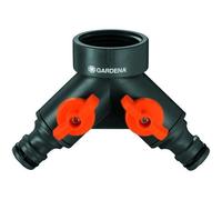 GARDENA Twin Threaded Tap Connector for 1/2" BSP Taps 8938-20