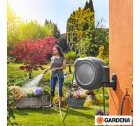 30m Gardena Wall Mounted Hosepipe Reel. Automatic Rewind