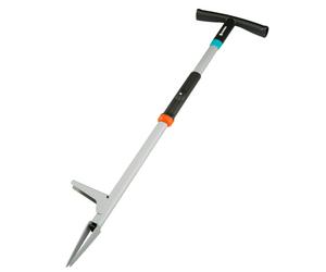 Gardena Weed Puller for efficient removal of tares, with release mechanism, made of hardened steel, plastic coating (03518-20)
