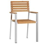 GardenChair Brown Outdoor Seating Terrace Furniture Modern Lounge Deck vidaXL