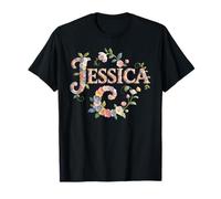 Gardencore First Name Jessica Cottagecore Girl Party Mom T-Shirt