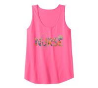 Gardencore Nurse Squad Life RN Cottagecore NP Camp Peds NICU Tank Top