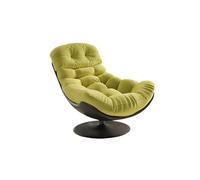 Gardeneea Recliner Chair, 360° Silent Swivel, Ergonomic Modern Lounge Sofa for Living Rooms, Bedrooms, Balconies, and Gardens, Comfortable Reading Furniture (C)