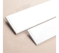 Gardeneea Stylish Blackout Curtain Pelmet Box for Windows Versatile Valance Box for Home Décor Decorative Window Treatment Elegant Ceiling Curtain Solution (White Heightened 2.7 M)