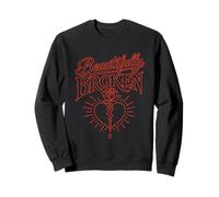 Gardener BEAUTIFULLY BROKEN Roses Gardener Funny Roses Sweatshirt