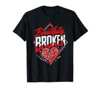 Gardener Beautifully Broken Roses Gardener Funny Roses T-Shirt