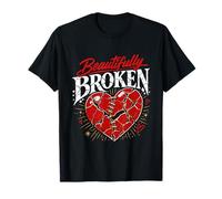 Gardener Beautifully Broken Roses Gardener Funny Roses T-Shirt