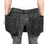 Gardener Canvas Tool Apron, Adjustable Leather Tool Belt, Heavy Duty Waist Tool Belt, Gardening Tool Belt Organizer Pouch, Utility Tool Belt for Electrician, Heavy Duty Tool Belt for Mechanics,