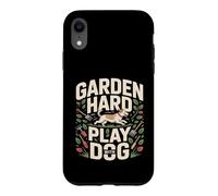 Gardener Dog Garden Hard Play With Dog Case for iPhone XR