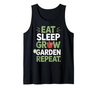 Gardener Gardening Eat Sleep Grow a Garden Repeat Tank Top