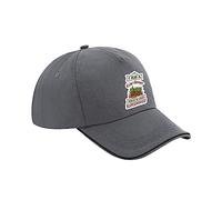 Gardener Gift, I am a Gardener What's Your Superpower?, Gardening Gift, Cotton Authentic 5 Panel Piped Cap, Unisex Sports Cap. (Graphite Grey Black)