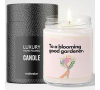 Gardener Gift - Luxury Soy Wax Candle - Vanilla, Jasmine, Sugared Almond - Makester