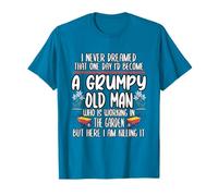Gardener Grumpy Old Man Who Is Working In The Garden T-Shirt