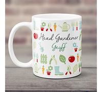 Gardener Mug Personalised for Men or Women Gardening Cup Personalised Gifts Presents for Head Gardener Birthday Christmas Fast Delivery Bestselling Gifts