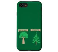 Gardener Pine Tree And Oak Tree Botany Plant Hobby Gardening Case for iPhone SE (2020) / 7/8