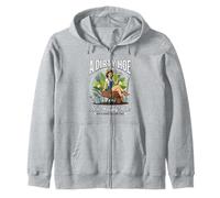 Gardener Plant Lady Gardening A Dirty Hoe is A Happy Hoe Zip Hoodie