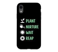 Gardener Plant Nurture Wait Reap Garden Harvest Case for iPhone XR