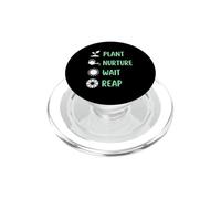 Gardener Plant Nurture Wait Reap Garden Harvest PopSockets PopGrip for MagSafe