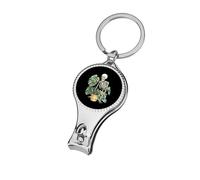 Gardener Skeleton Personalized Nail Clippers for Fingernails Metal Fingernail Cutter Gift for Adults