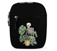 Gardener Skeleton Small Crossbody Bag for Men Mini Messenger Bags Side Shoulder Satchel Purse