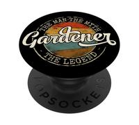 Gardener The Man The Myth The Legend Vintage Stamp Gardening PopSockets Adhesive PopGrip