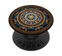 Gardener Vintage Mandala Spirit Ornament and Stylish Mandala PopSockets Adhesive PopGrip