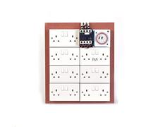 Gardeners Corner Hydroponics 12/14way Contactor Board Grow Light Socket Timer UK