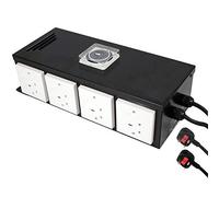 gardeners corner Hydroponics 8 Way Contactor Black Box Timer Relay Grow Light Timer Box 8 x 600w
