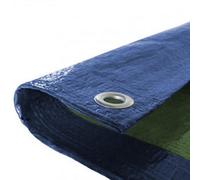 Gardeners Dream 1.2M X 1.8M Blue/green Budget Waterproof Tarpaulin With Eyelets