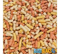 BusyBeaks Premium Mixed Suet Pellets (1KG) - Wild Bird Food with Insects, Berries & Mealworms - High Energy Garden Bird Feed, Nutritious Seed-Free Pellets for Small Birds, Year-Round Bird Feeder
