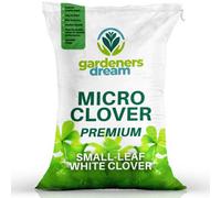 Gardeners Dream 1Kg Micro White Clover Grass Seed Eco-Friendly Drought Resistant Lawn Cover