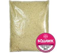 SQUAWK Kibbled Peanuts | Premium Quality Garden Wild Bird Nut Food | Freshly Crushed Peanut Granule Chopped Nut Feed | Aflatoxin Free Mix | Protein-Rich, High in Energy Mixture for Birds (1kg)
