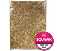 SQUAWK Four Seasons Pigeon Corn | Premium Grade Natural Food Mix | Rich in Nutritious Oils, Vitamins and Minerals | Perfect Year-Round Wild Bird Seed Feed | High in Protein, Energy & Fibre (25kg)
