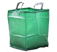 GroundMaster Heavy Duty Garden Waste Bag - 120L Polypropylene Refuse Sack - Reinforced Hems, Stitched Handles Extra Strong Waste Bag - Reusable Garden Sack for Leaves, Rubble, and Compost (Pack of 4)