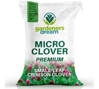 Gardeners Dream 500G Micro Crimson Clover Grass Seed Eco-Friendly Drought Resistant Lawn Cover
